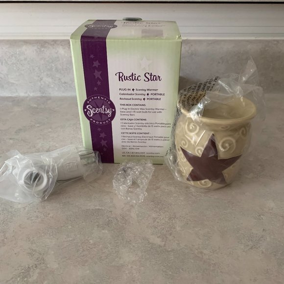 Scentsy Plug-In Warmer - Rustic Star - Picture 1 of 1